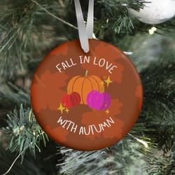 Fall In Love With Autumn Ornament Perfect And Unique Gifts For Family On Christmas Holiday