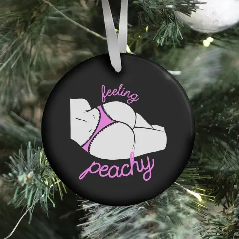 Movie Music Feeling Peachy Ornament Perfect And Unique Gifts For Family On Christmas Holiday