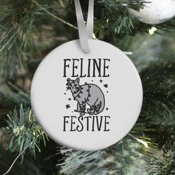 Movie Music Feline Festive Ornament Perfect And Unique Gifts For Family On Christmas Holiday