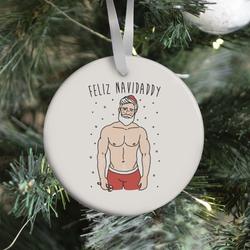 Movie Music Feliz Navidaddy Parody Ornament Perfect And Unique Gifts For Family On Christmas Holiday