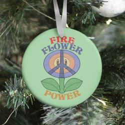 Movie Music Fire Flower Power Ornament Perfect And Unique Gifts For Family On Christmas Holiday