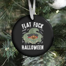 Movie Music Flat F*** Halloween Ornament Perfect And Unique Gifts For Family On Christmas Holiday