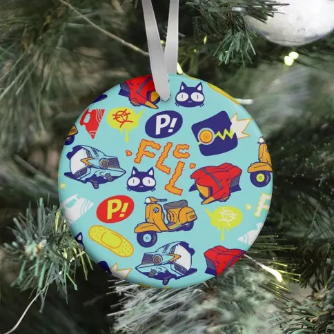 Movie Music FLCL Anime Pattern Ornament Perfect And Unique Gifts For Family On Christmas Holiday
