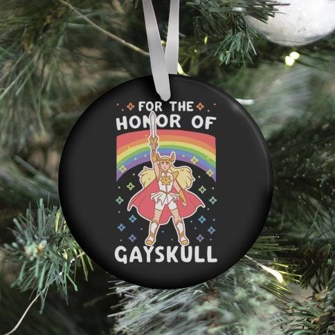 For the Honor of Gayskull Ornament Perfect And Unique Gifts For Family On Christmas Holiday