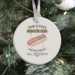 Frank & Stein's Monster Dogs Ornament Perfect And Unique Gifts For Family On Christmas Holiday