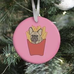 French Fry French Bulldog Ornament Perfect And Unique Gifts For Family On Christmas Holiday