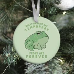 Movie Music Frogs Are Forever Ornament Perfect And Unique Gifts For Family On Christmas Holiday