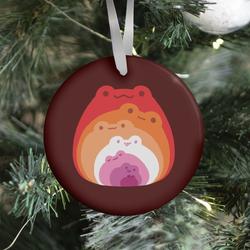 Frogs In Frogs In Frogs Lesbian Pride Ornament Perfect And Unique Gifts For Family On Christmas
