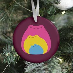 Frogs In Frogs In Frogs Pansexual Pride Ornament Perfect And Unique Gifts For Family On Christmas