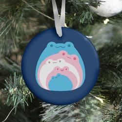 Frogs In Frogs In Frogs Trans Pride Ornament Perfect And Unique Gifts For Family On Christmas