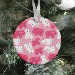 Frosted Animal Cracker Pattern Ornament Perfect And Unique Gifts For Family On Christmas Holiday