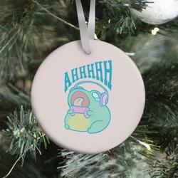 Movie Music Gamer Frog Scream Ornament Perfect And Unique Gifts For Family On Christmas Holiday