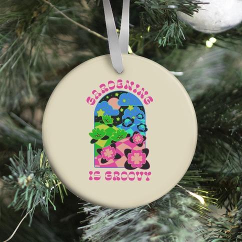 Movie Music Gardening Is Groovy Ornament Perfect And Unique Gifts For Family On Christmas Holiday