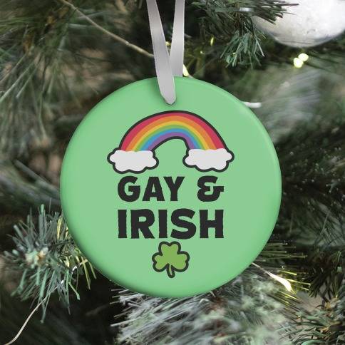 Movie Music Gay & Irish Ornament Perfect And Unique Gifts For Family On Christmas Holiday Birthday