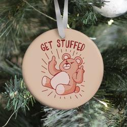 Movie Music Get Stuffed Teddy Bear Ornament Perfect And Unique Gifts For Family On Christmas Holiday