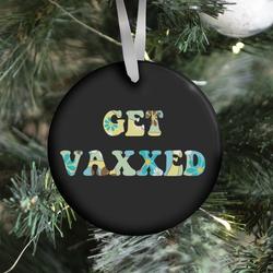 Movie Music Get Vaxxed Ornament Perfect And Unique Gifts For Family On Christmas Holiday Birthday