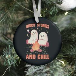Movie Music Ghost Stories And Chill Ornament Perfect And Unique Gifts For Family On Christmas Holiday