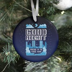 Good Night Game Over Screen Ornament Perfect And Unique Gifts For Family On Christmas Holiday