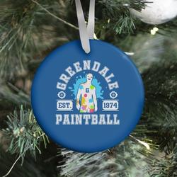 Greendale Community College Paintball Ornament Perfect And Unique Gifts For Family On Christmas