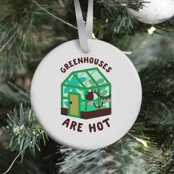 Movie Music Greenhouses Are Hot Ornament Perfect And Unique Gifts For Family On Christmas Holiday