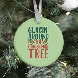 Guacin' Around The Christmas Tree Ornament Perfect And Unique Gifts For Family On Christmas