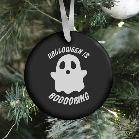 Movie Music Halloween is Boo-ring Ornament Perfect And Unique Gifts For Family On Christmas Holiday