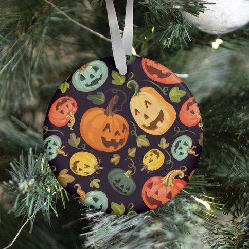 Happy Autumn Pumpkin Pattern Ornament Perfect And Unique Gifts For Family On Christmas Holiday