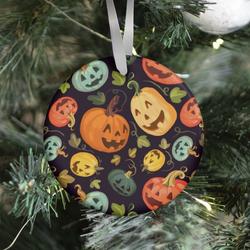 Happy Autumn Pumpkin Pattern Ornament Perfect And Unique Gifts For Family On Christmas Holiday