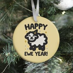 Movie Music Happy Ewe Year Ornament Perfect And Unique Gifts For Family On Christmas Holiday