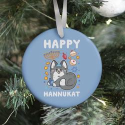 Movie Music Happy Hannukat Ornament Perfect And Unique Gifts For Family On Christmas Holiday