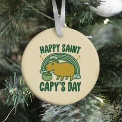 Movie Music Happy Saint Capy's Day Ornament Perfect And Unique Gifts For Family On Christmas Holiday