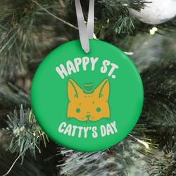 Movie Music Happy St. Catty's Day Ornament Perfect And Unique Gifts For Family On Christmas Holiday