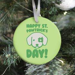 Happy St. Pawtrick's Day Ornament Perfect And Unique Gifts For Family On Christmas Holiday
