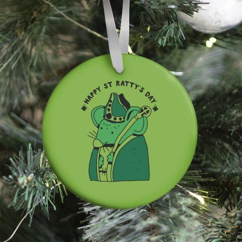 Movie Music Happy St. Ratty's Day Ornament Perfect And Unique Gifts For Family On Christmas Holiday