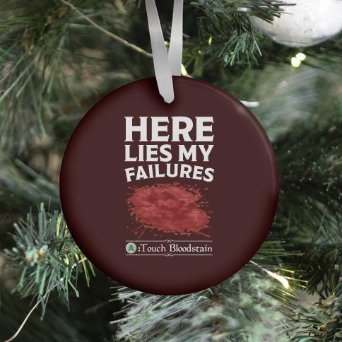 Movie Music Here Lies My Failures Ornament Perfect And Unique Gifts For Family On Christmas Holiday