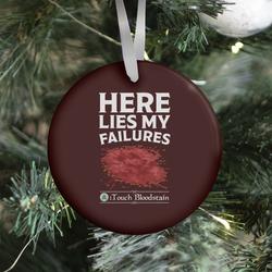 Movie Music Here Lies My Failures Ornament Perfect And Unique Gifts For Family On Christmas Holiday
