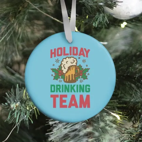Movie Music Holiday Drinking Team Ornament Perfect And Unique Gifts For Family On Christmas Holiday
