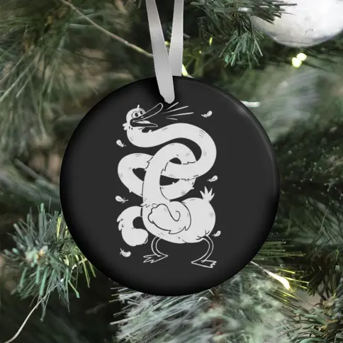HONKTOBER: Rubber Hose Goose Ornament Perfect And Unique Gifts For Family On Christmas Holiday