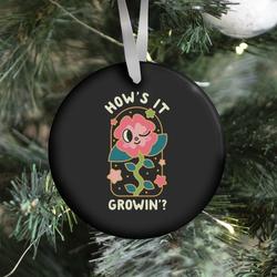 How's It Growin'? Waving Plant Friend Ornament Perfect And Unique Gifts For Family On Christmas