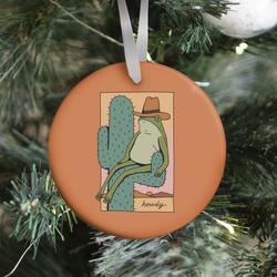 Movie Music Howdy Frog Cowboy Ornament Perfect And Unique Gifts For Family On Christmas Holiday