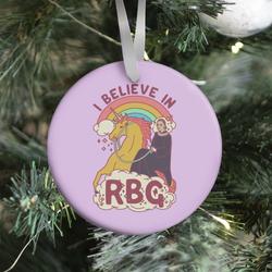 Movie Music I Believe in RBG Ornament Perfect And Unique Gifts For Family On Christmas Holiday