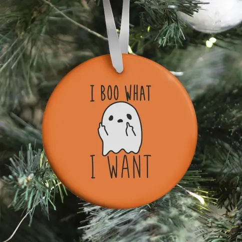 Movie Music I Boo What I Want Ornament Perfect And Unique Gifts For Family On Christmas Holiday