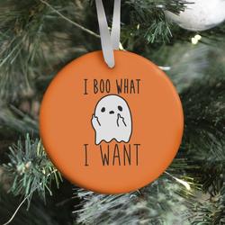 Movie Music I Boo What I Want Ornament Perfect And Unique Gifts For Family On Christmas Holiday