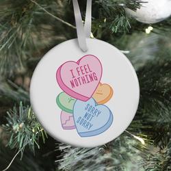 I Feel Nothing Sorry Not Sorry Ornament Perfect And Unique Gifts For Family On Christmas Holiday