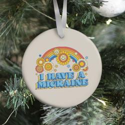 I Have a Migraine Retro Rainbow Ornament Perfect And Unique Gifts For Family On Christmas Holiday