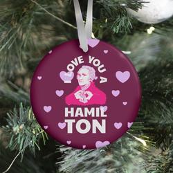 Movie Music I Love You a Hamil-TON Ornament Perfect And Unique Gifts For Family On Christmas Holiday