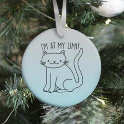 Movie Music I'm At My Limit Kitten Ornament Perfect And Unique Gifts For Family On Christmas Holiday
