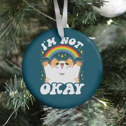 Movie Music I'm Not Okay Ornament Perfect And Unique Gifts For Family On Christmas Holiday