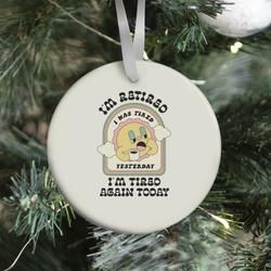 Movie Music I'm Retired Sleepy Sun Ornament Perfect And Unique Gifts For Family On Christmas Holiday
