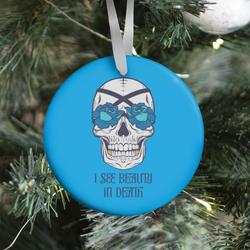 I See Beauty In Death (blue) Ornament Perfect And Unique Gifts For Family On Christmas Holiday